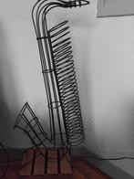 CD REK SAXEFOON, Huis en Inrichting, Woonaccessoires | Cd- en Dvd-rekken, Ophalen, Zo goed als nieuw, Metaal, 25 tot 75 discs