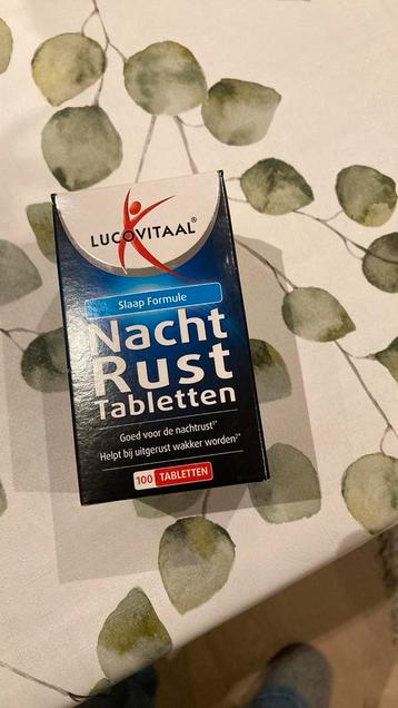 Lucovitaal nacht rust tabletten ongeopend beschikbaar voor biedingen