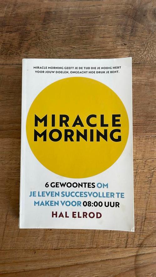 Hal Elrod - Miracle Morning, Boeken, Psychologie, Zo goed als nieuw, Verzenden