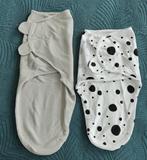 2 maal Meyco baby SwaddleMeyco inbakerdoeken, Ophalen, Gebruikt, Minder dan 70 cm, Bakerzak of Bakerdoek