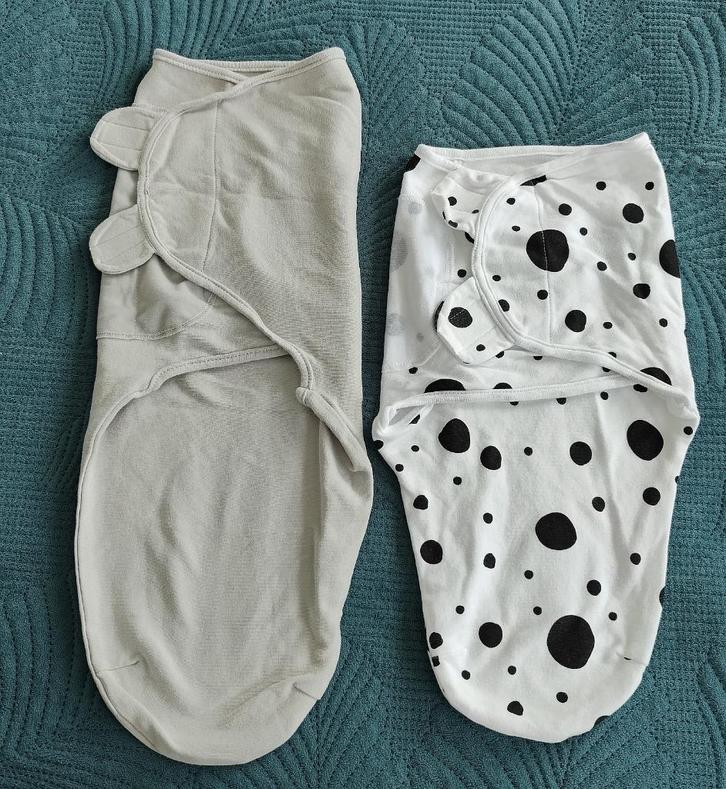 2 maal Meyco baby SwaddleMeyco inbakerdoeken, Kinderen en Baby's, Dekens, Slaapzakjes en Inbakerproducten, Gebruikt, Bakerzak of Bakerdoek