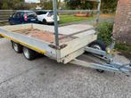 Aanhanger/platte kar & machine Transporter, Auto diversen, Aanhangers en Bagagewagens, Ophalen, Gebruikt