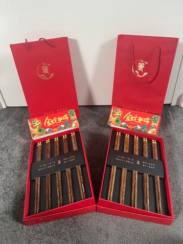Chinese/ sushi eetstokjes/ chopsticks geschenksetten beschikbaar voor biedingen