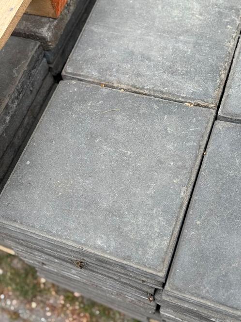 Stoeptegels 30x30cm, Tuin en Terras, Tegels en Klinkers, Gebruikt, Terrastegels, Beton, 10 m² of meer, Ophalen