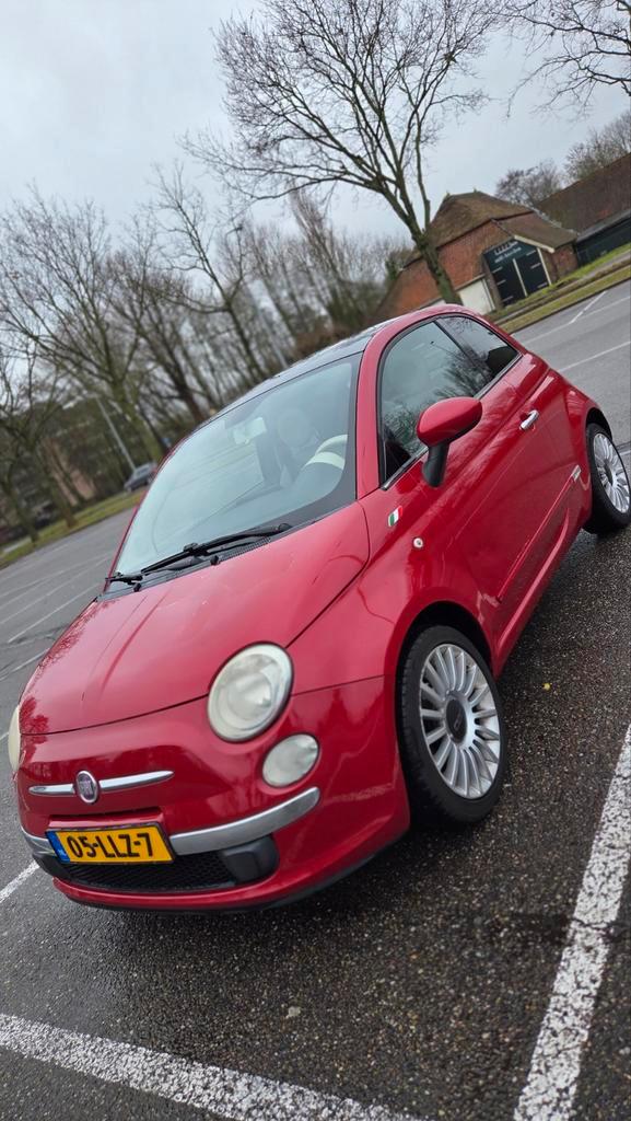 Fiat 500 1.2 Automaat 2010 Rood |Apple Carplay/Android|Pano, Auto's, Fiat, Particulier, ABS, Airbags, Airconditioning, Android Auto