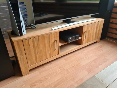 Eikenhout tv meubel, Huis en Inrichting, Kasten | Televisiemeubels, Zo goed als nieuw, Minder dan 100 cm, 25 tot 50 cm, Eikenhout