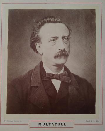 Multatuli grote foto fotoprent  Eduard Douwe Dekkers beschikbaar voor biedingen
