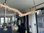 Natuurlijke hanglamp boomstam voor eettafel, Huis en Inrichting, Lampen | Hanglampen, Ophalen of Verzenden, Zo goed als nieuw