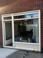 Kozijn met deur - Buitendeur, Doe-het-zelf en Verbouw, Deuren en Horren, Kunststof, Gebruikt, Buitendeur, 200 tot 215 cm