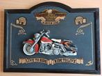 Decoratief houten Harley Davidson bord