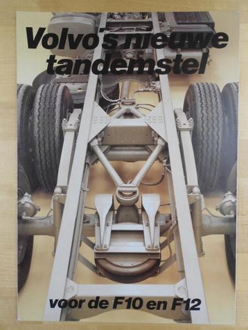 Volvo F10 F12 6x2 Tandemstel Brochure 1983 beschikbaar voor biedingen