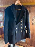 Peacoat - Maat 53 / L - Stijlvolle Jas, Kleding | Heren, Ophalen of Verzenden, Gedragen, Maat 52/54 (L), Zwart