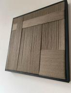 Geweven schilderij met touw, groen. Japandi, art. Nieuw! Nr2, Huis en Inrichting, Woonaccessoires | Wanddecoraties, Ophalen of Verzenden