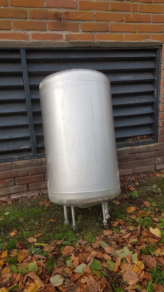 RVS Ketel met Warmtewisselaar - 450x800mm 1 stuks, Doe-het-zelf en Verbouw, Verwarming en Radiatoren, Gebruikt, Overige typen