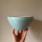 Antieke Zacht Pastel Blauwe Salade Schaal Petrus Regout, Antiek en Kunst, Ophalen of Verzenden