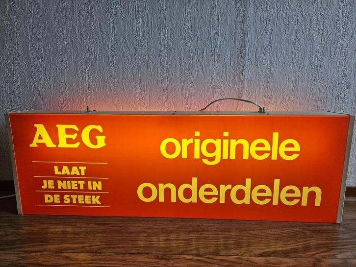 AEG Electrolux Lichtbak Originele Onderdelen netjes werkend!, Verzamelen, Merken en Reclamevoorwerpen, Gebruikt, Lichtbak of (neon) lamp