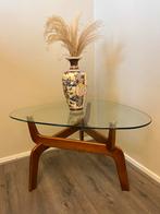 Salontafel Breno bruin eiken kwantum, Ophalen, 50 tot 100 cm, Eikenhout, 50 tot 100 cm