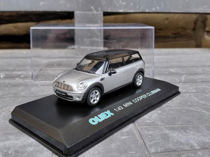 Mini Cooper Clubman R55 2007-2014 zilver 1/43 Oliex, Hobby en Vrije tijd, Modelauto's | 1:43, Zo goed als nieuw, Auto, Overige merken