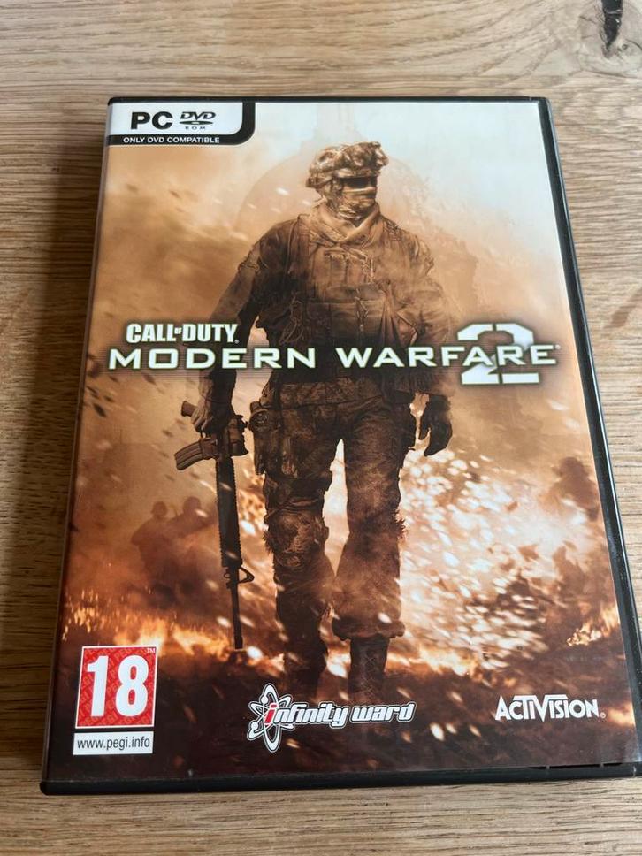 Call of Duty: Modern Warfare 2 - PC ROM, Spelcomputers en Games, Games | Pc, Gebruikt, Shooter, 1 speler, Vanaf 18 jaar, Eén computer