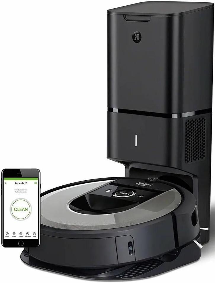 Roomba i7+ Zelflegende Robotstofzuiger - Wifi, Witgoed en Apparatuur, Stofzuigers, Zo goed als nieuw, Robotstofzuiger, Minder dan 1200 watt