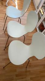 3x eetkamer stoel wit, Ophalen, Gebruikt, Drie, Wit