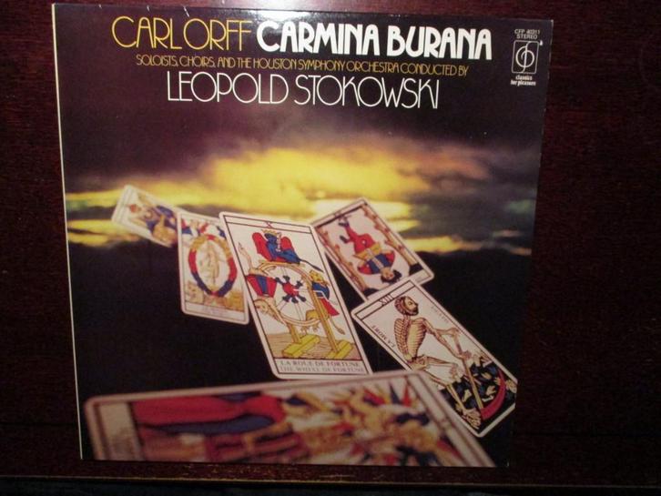 Langspeelplaat: Carl Orff, Carmina Burana, Cd's en Dvd's, Vinyl | Klassiek, Gebruikt, Romantiek, Overige typen, Overige formaten