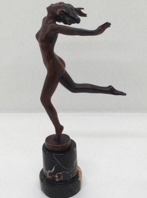 Art Deco Bronzen beeld uit 1925 Lorenzl Joseph 5448/68, Antiek en Kunst, Kunst | Beelden en Houtsnijwerken, Ophalen
