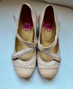 Brako lichtroze leren bandschoenen met hak / pumps - maat 36, Kleding | Dames, Schoenen met lage hakken, Ophalen of Verzenden