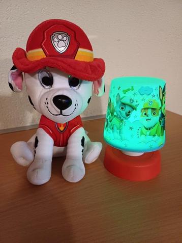 Paw Patrol knuffel en lampje   beschikbaar voor biedingen