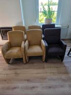 6 mooie eettafel stoelen met wielen, zie foto's, Ophalen, Zo goed als nieuw