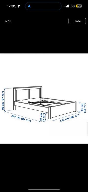 Ikea slaapkamerset 160x200 - afbeelding 4