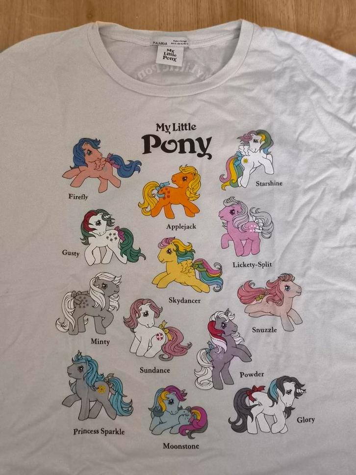 My Little Pony T-shirt Pull&Bear XL creme, Kleding | Dames, T-shirts, Nieuw, Maat 46/48 (XL) of groter, Korte mouw, Ophalen of Verzenden