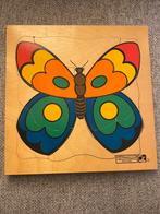 Educo houten groeipuzzel vlinder, 10 tot 50 stukjes, Van hout, 4 tot 6 jaar, Ophalen of Verzenden