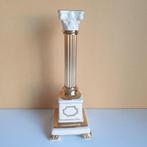 Hollywood regency kandelaar wit goud Italiaans 0607, Overige materialen, Gebruikt, -, -