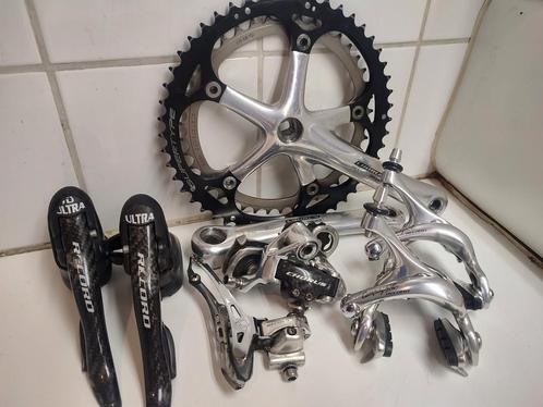 Campagnolo Record/Super 10/11s groepsets/onderdelen,Bianchi, Fietsen en Brommers, Fietsonderdelen, Zo goed als nieuw, Racefiets