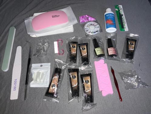 Complete set gelnagels incl lamp. Nieuw, Sieraden, Tassen en Uiterlijk, Uiterlijk | Cosmetica en Make-up, Nieuw, Toebehoren, Handen en Nagels
