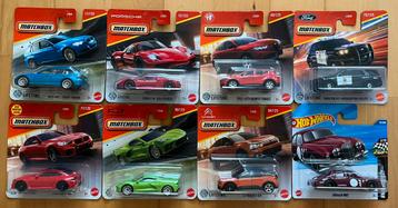 Partij Matchbox & Hot Wheels 8 stuks / nieuw beschikbaar voor biedingen