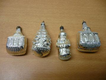 4 Antieke kerstboom hangers beschikbaar voor biedingen