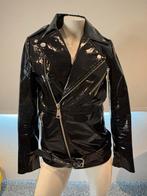 Nikkie lederlook jas maat 34, ., Zwart, Ophalen of Verzenden, Zo goed als nieuw