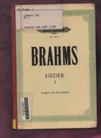Brahms Lieder deel 1 t/m 4    Lower Voice, Zang, Gebruikt, Klassiek, Les of Cursus