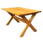 Vintage dining table pinewood 1960 minimalist eettafel, Ophalen, Gebruikt, 100 tot 150 cm, 50 tot 100 cm