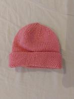 Roze gebreid babymutsje newborn NIEUW, Kinderen en Baby's, Babykleding | Mutsen, Sjaals en Wanten, Ophalen of Verzenden, Nieuw