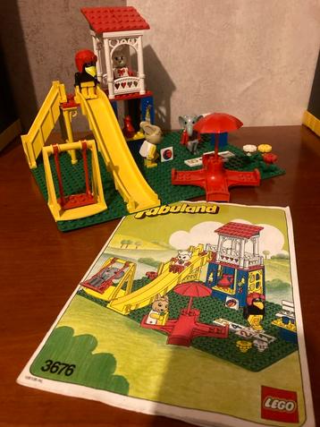 Lego Fabuland 3676 Speeltuin met Boekje beschikbaar voor biedingen