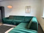 Loods 5 - Hoekbank - Velvet Groen - Nette Staat, Ophalen of Verzenden, Zo goed als nieuw, Vierpersoons of meer