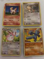 Pokémon Kaarten Set - Ponyta, Meowth, Wigglytuff, Machop, Ophalen of Verzenden, Gebruikt, Losse kaart