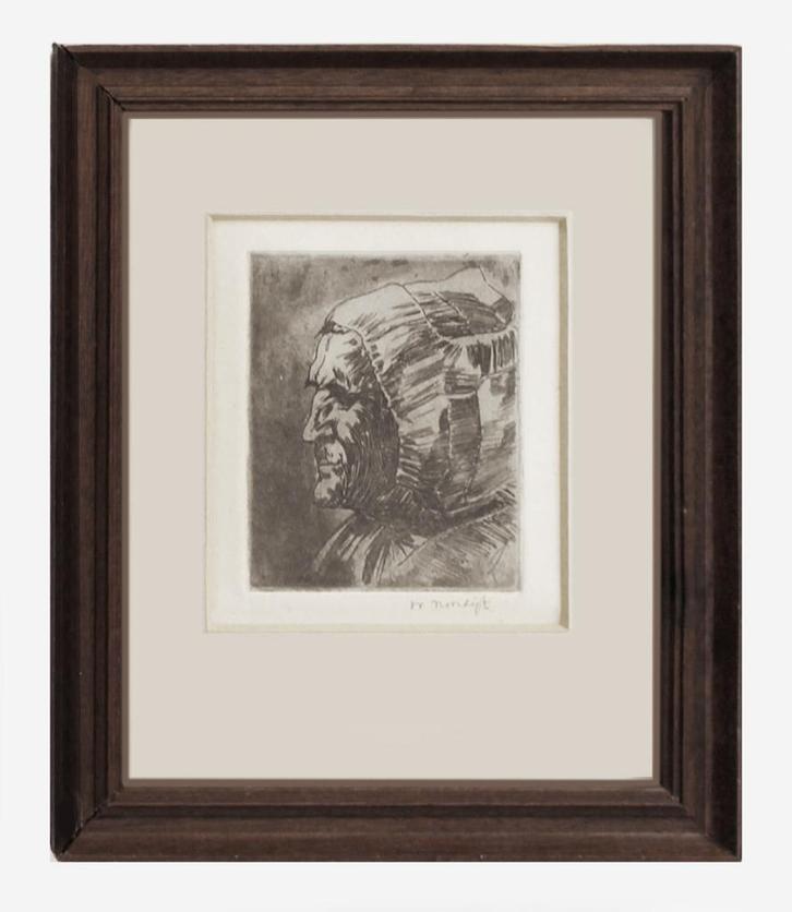 Willem Frederik Noordijk ets, Antiek en Kunst, Kunst | Etsen en Gravures, Ophalen