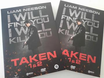 2 dvd  TAKEN 1 & 2  ( Liam Neeson ) beschikbaar voor biedingen