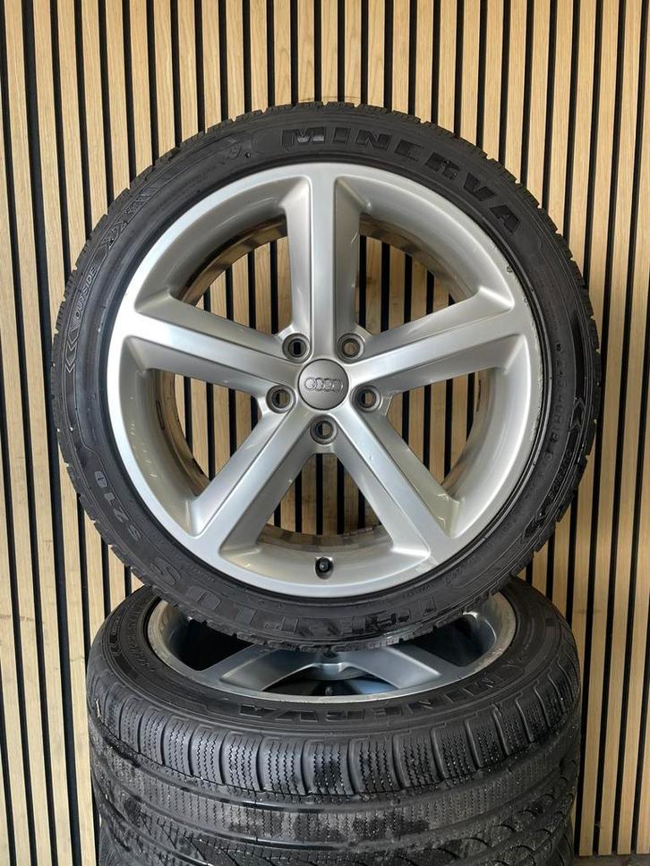 Originele 18” Audi A6 S6 C6 Winterbanden Winterset, Auto-onderdelen, Banden en Velgen, Banden en Velgen, Winterbanden, 18 inch
