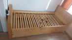 1 persoons bed steigerhout + lattenbodem en matras, Ophalen, Gebruikt, 90 cm, Eenpersoons