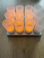 Philips Imageo Candlelights - 12 stuks (3 defect), Huis en Inrichting, Kunststof, Gebruikt, Wit, Ophalen of Verzenden